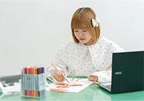 カリキュラム　デザイン画　大村美容ファッション専門学校