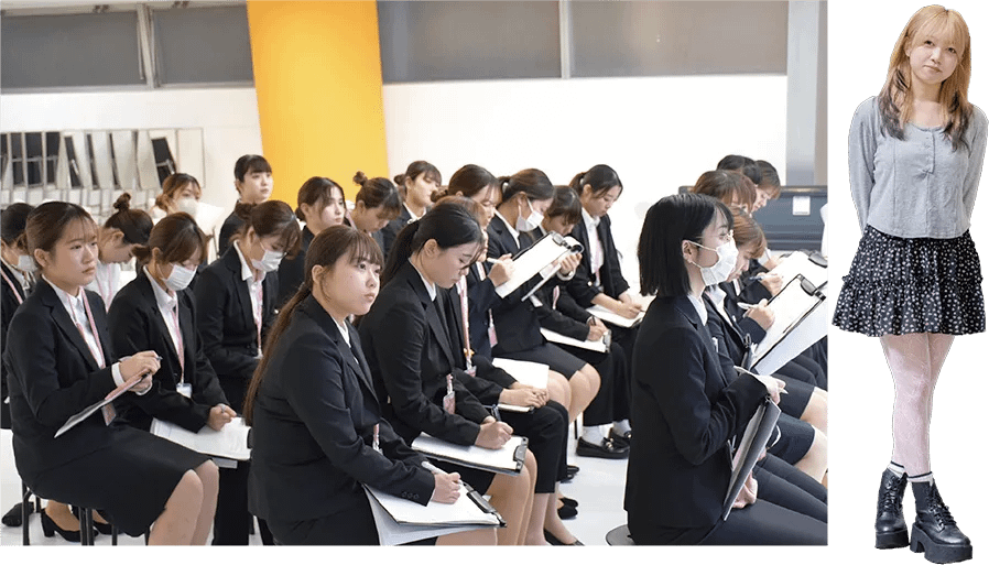 学内企業ガイダンス 大村美容ファッション専門学校