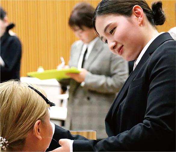 接客コンテスト 大村美容ファッション専門学校