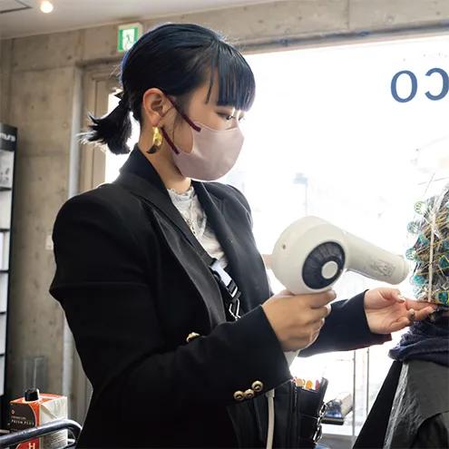 一流サロンでのインターンシップ　大村美容ファッション専門学校