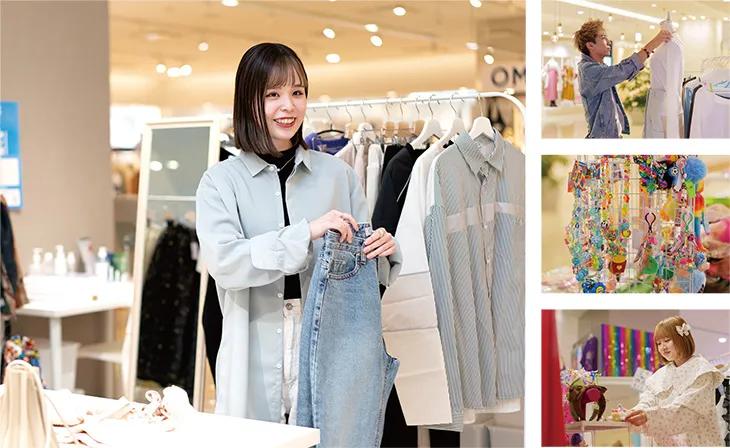 【日本初！】 博多マルイに常設したオオムラ独自のショップ　大村美容ファッション専門学校