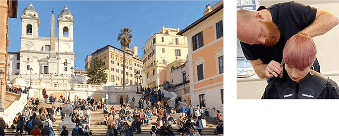 ヨーロッパ研修　大村美容ファッション専門学校