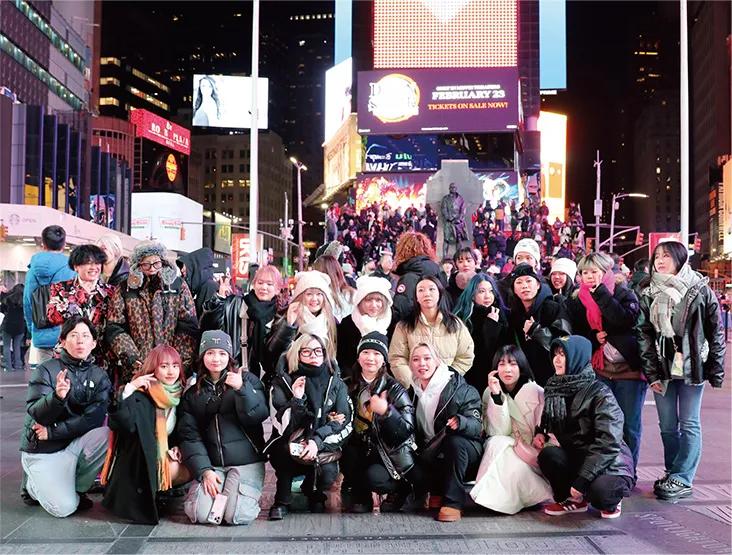 NY研修　大村美容ファッション専門学校