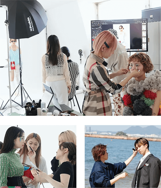 コラボ授業　大村美容ファッション専門学校