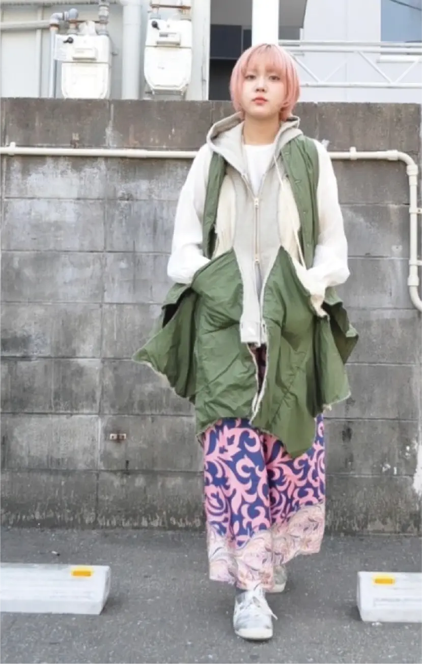 OMULA生の1週間コーデ　大村美容ファッション専門学校