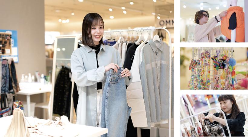 【日本初!】 博多マルイに常設したオオムラ独自のショップ　大村美容ファッション専門学校