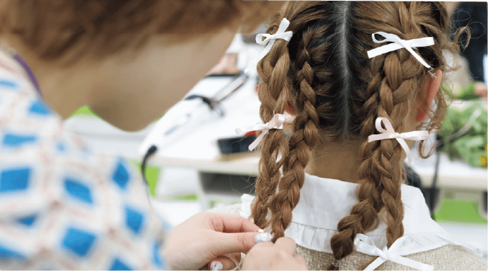 ヘアアレンジ体験