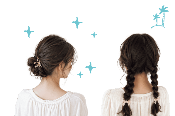 ヘアアレンジスタイル例