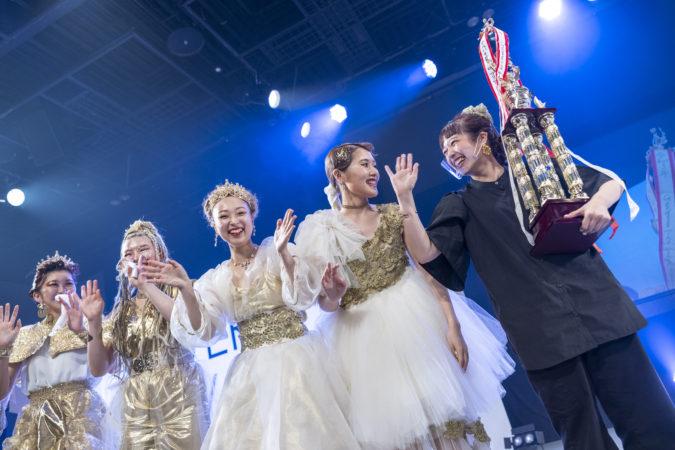 緊張の表彰式　パワーフェスティバル