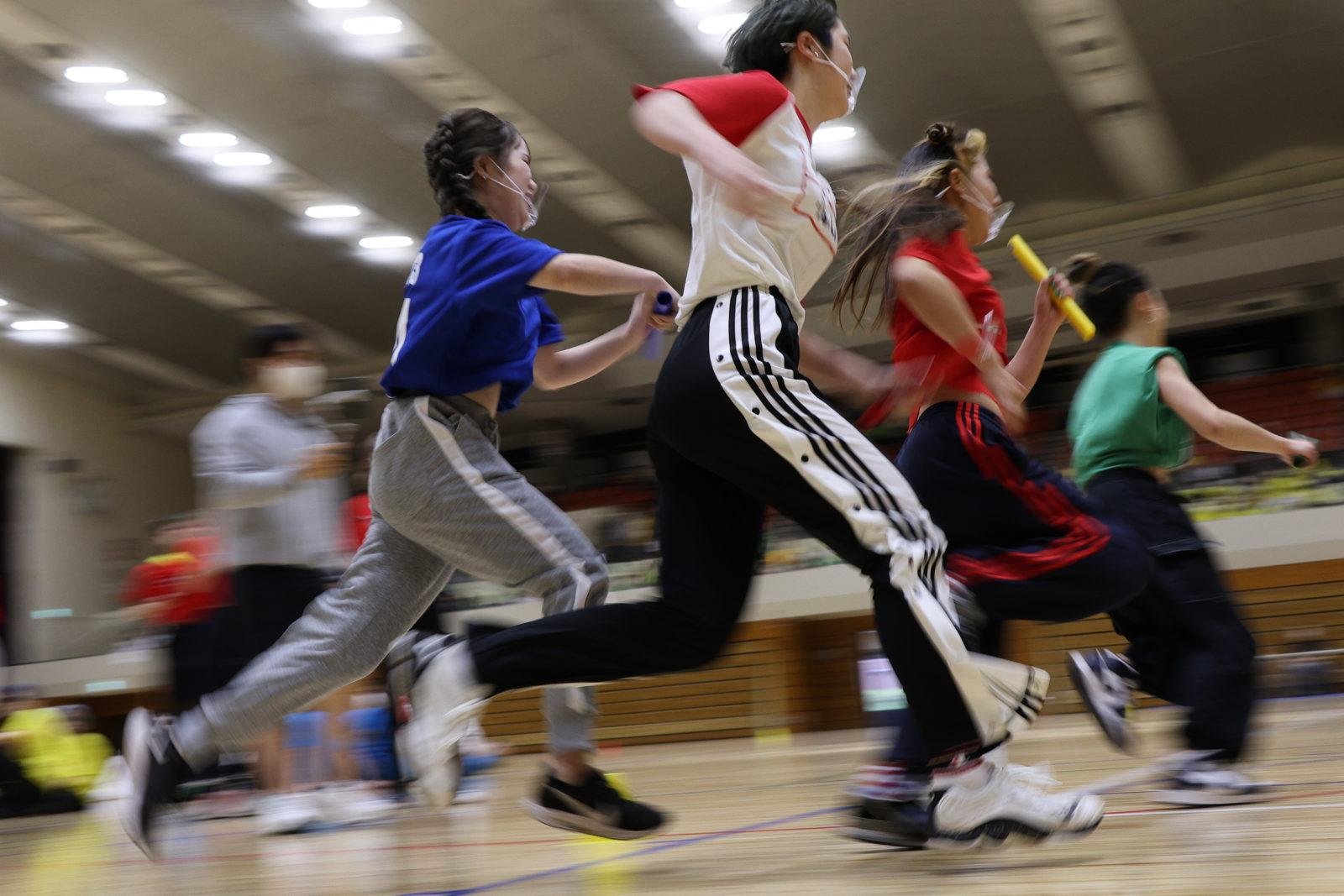 クラスリレー（決勝）　大村美容ファッション専門学校