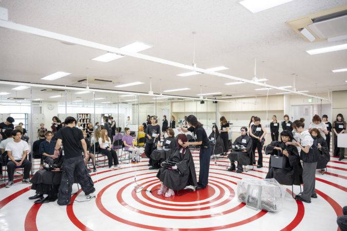 美容科2年生が40分の競技に挑戦！カット・カラー・ヘアメイクで魅せる作品制作